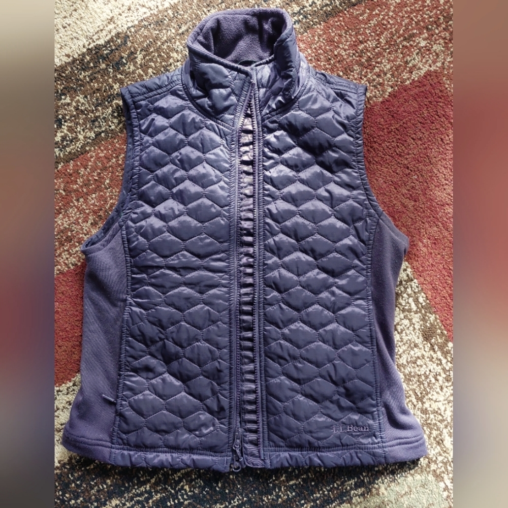 LL Bean Fitness Fleece Vest, Petite Small
